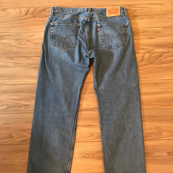 Levi Strauss & Co Men's Blue Jeans 505 W34 L30 **** - Picture 2 of 7